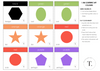 Colour/Shape Memory Game - Printable Free Download