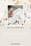 Back to School Checklist - Free Download
