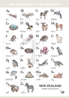 NZ Native ABC Poster | Downloadable A3